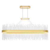 Genevieve LED Chandelier With Medallion Gold Finish